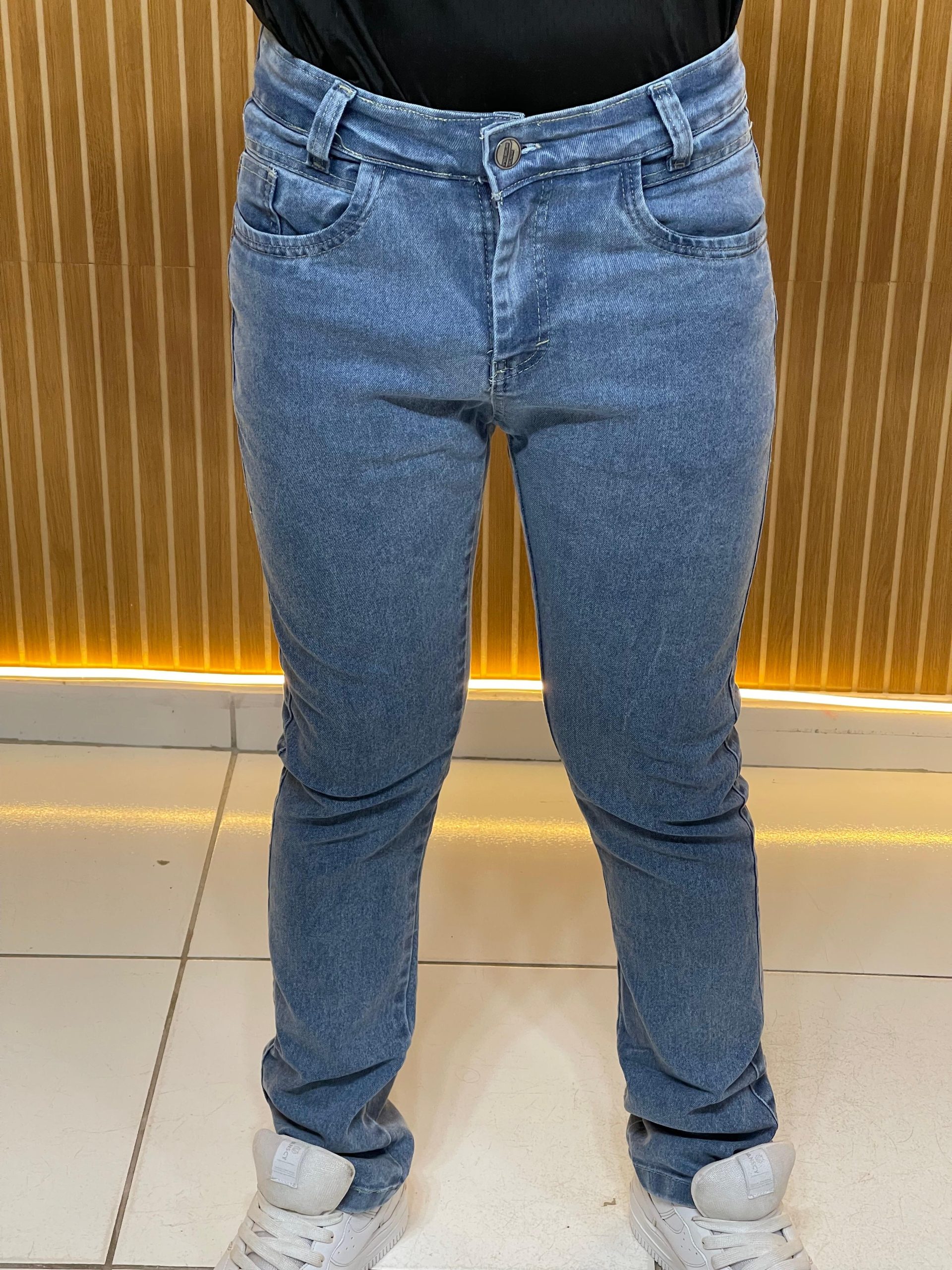 Calça Jeans Masculina Clara Rajada